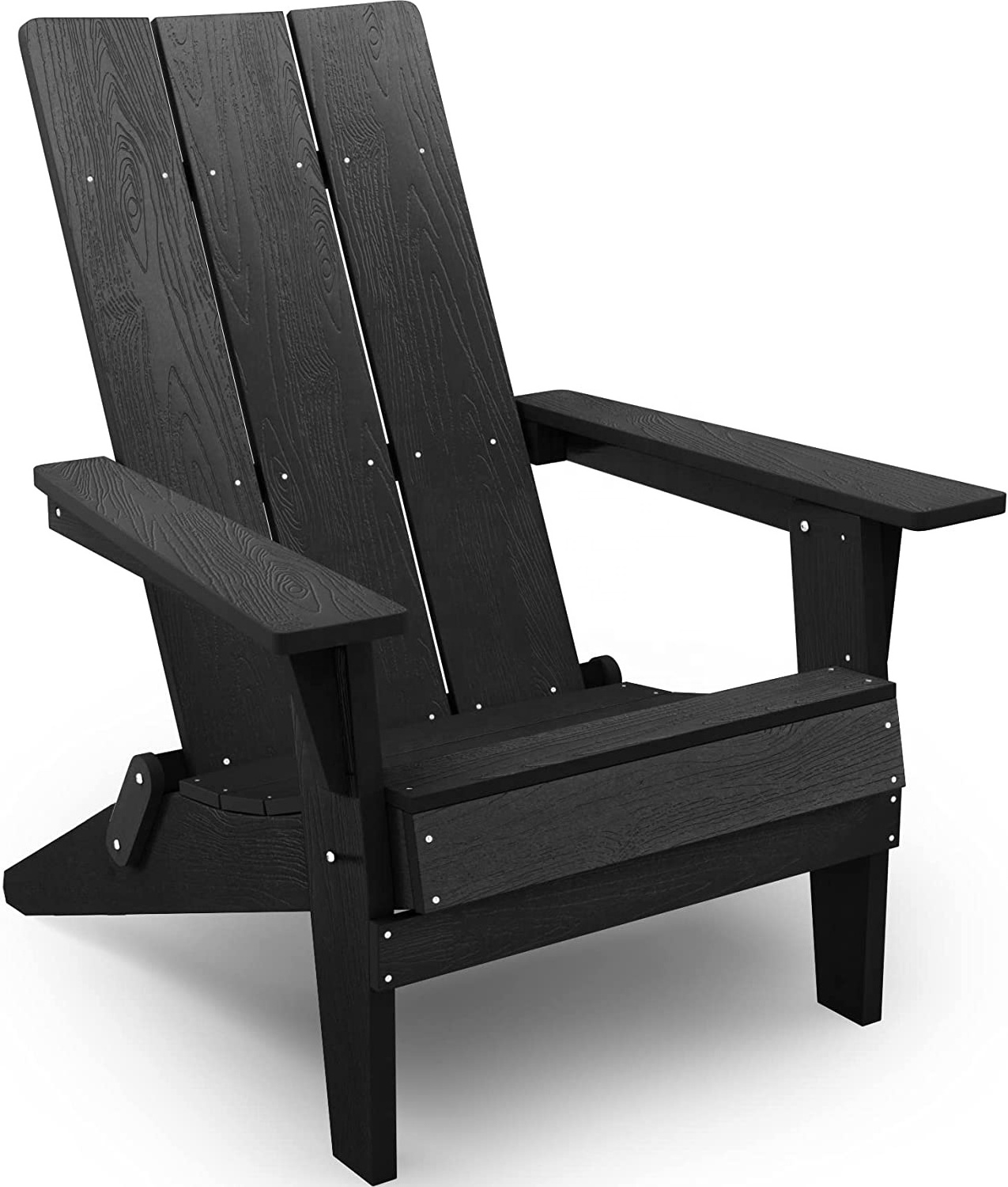 Modern Folding Adirondack Chair Plastic Expand Store Upgrade Unlocked Weather-Resistant Poly Lumber Outdoor Adirondack Chairs