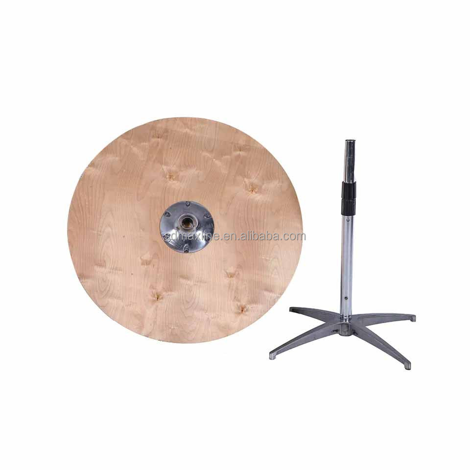 Round Plywood Party Wedding Event Bar Side Table Cocktail High Table