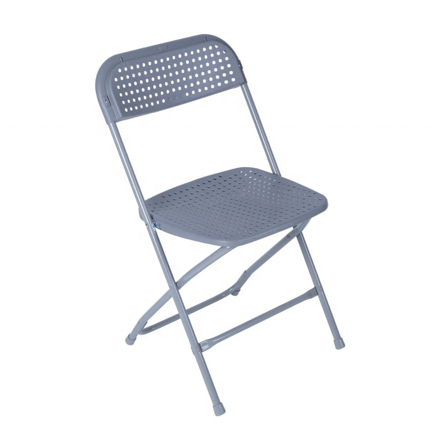 Outdoor Metal Wholesale Cheap Portable Folding Metal Chairs Living Room Chair