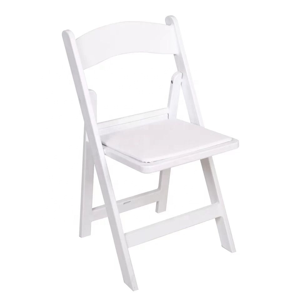 Garden Patio Party Wimbledon Event Chairs Resin White Plastic Foldable Folding Chair Weddings Outdoor Chairs