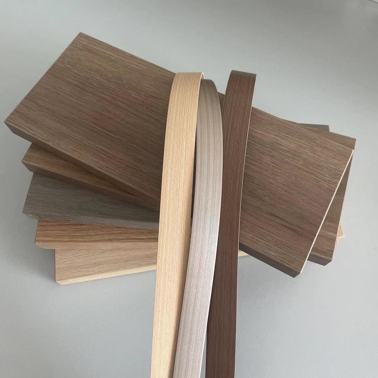 high quality pre-glued bedroom furniture woodgrain and solid color pvc edge banding tape from China