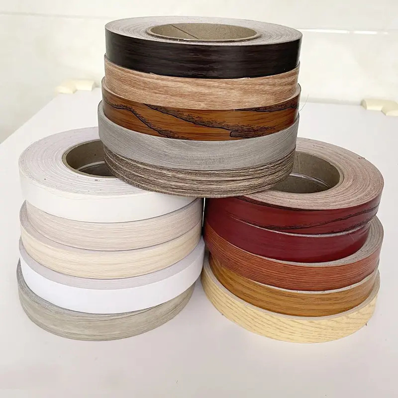 Ming Bang Decorative Banding Flexible Strips 3mm PVC Edge Plastic Table Edging Banding Tape Trim with multicolored