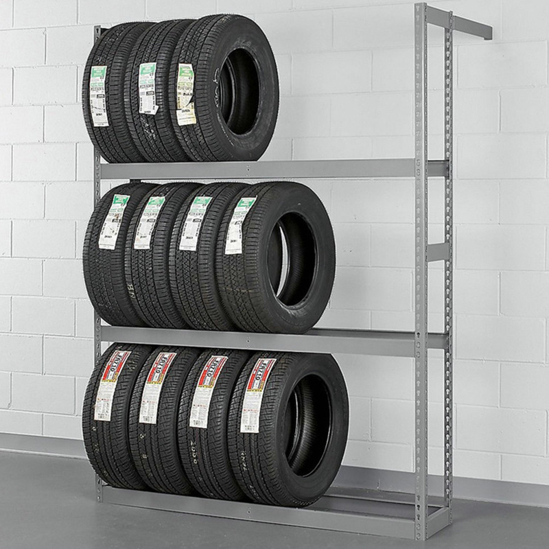 China Manufacturer Car Tyre Rack Tire And Wheel Display Stand