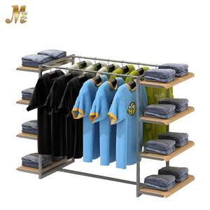 MX-MCL055 wooden clothes display rack for wood floors / children clothes display stand / clothing shop display stands