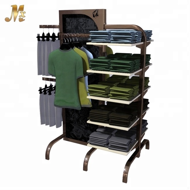 MX-MCL054 factory customized metal material boutique clothing display racks