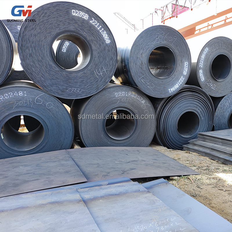 Low price HR black annealed grade 40 A36 SS400 Q235 Q195 S235jr hrc hot rolled carbon steel coil