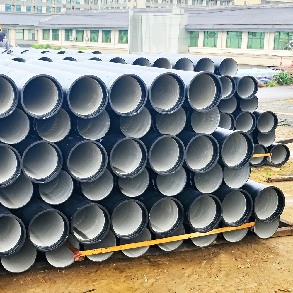 Wholesale customized good quality water system ductile iron pipe with spigotbs en 598  c25 c30 c40 dn600 double flange