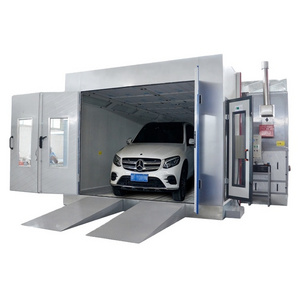 2023 Customized mobile Diesel Oil Paint Booth Car Spray Booth for Sale