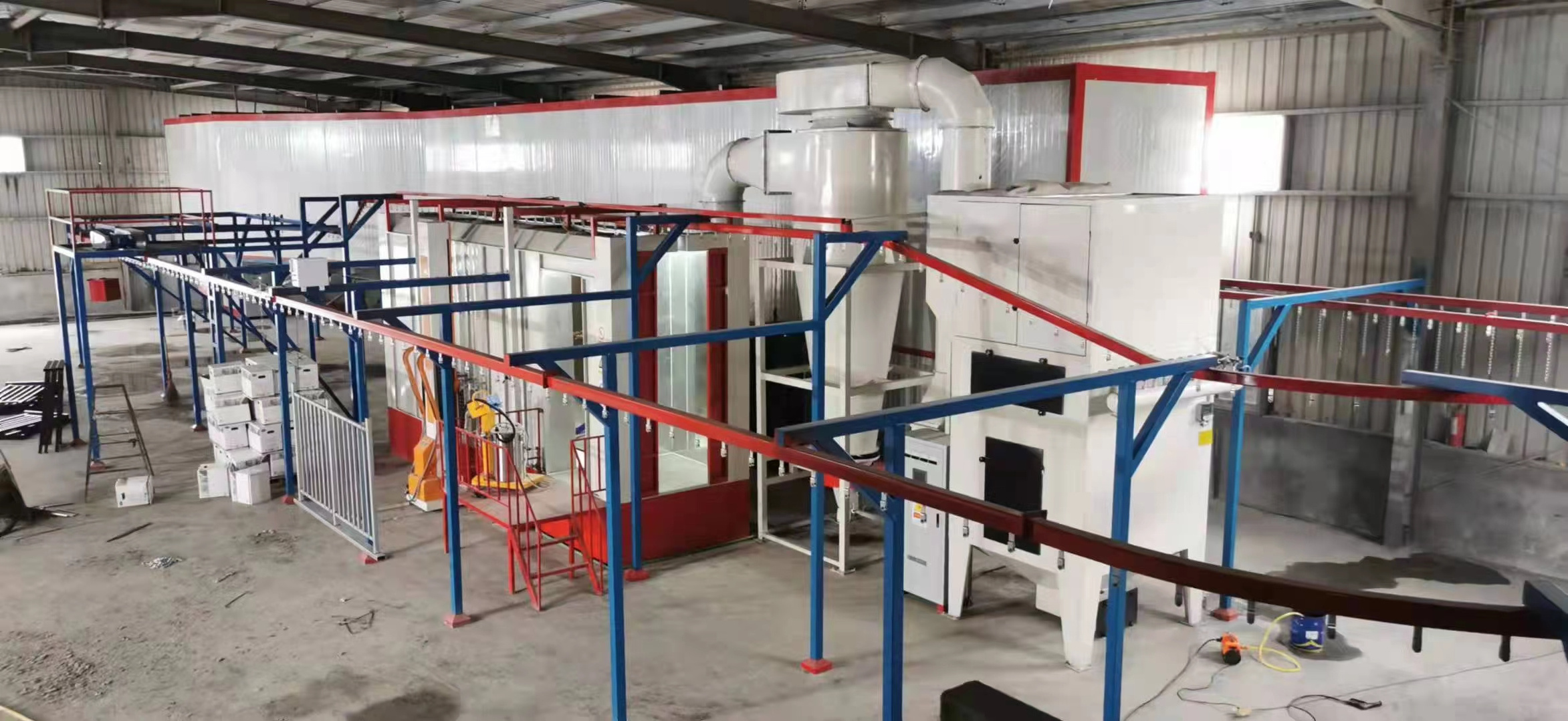 ODM Cheap Auto Manual Powder Coating Line with Powder Electrostatic Coating Machine Power Coating Machine