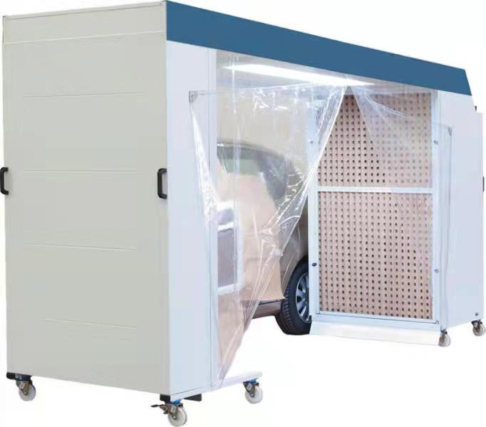 Custom Small Mobile Movable Spray Paint Booth