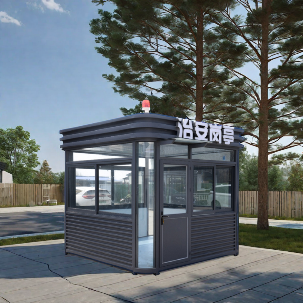 Security guard house design portable container house security box temporary rest container houses