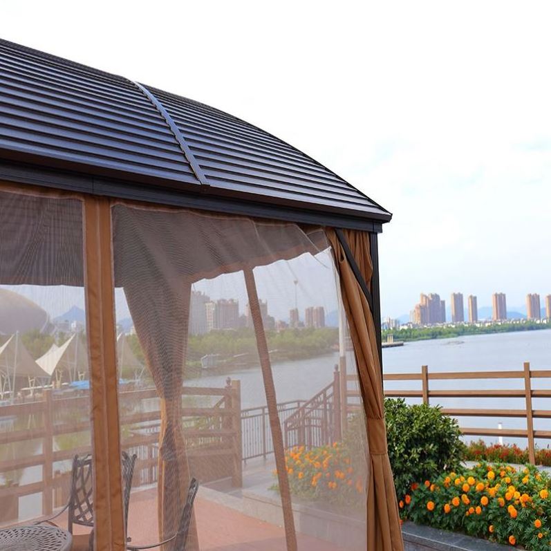 cheap aluminum roof outdoor canopy special offers garden line cast wrought iron steel metal frame gazebo for balcony