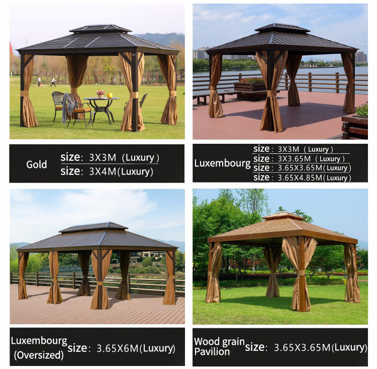 CoastShade 8 x 5 Grill BBQ Gazebo Double Tiered Replacement Canopy Roof Outdoor Barbecue Gazebo Tent Roof Top