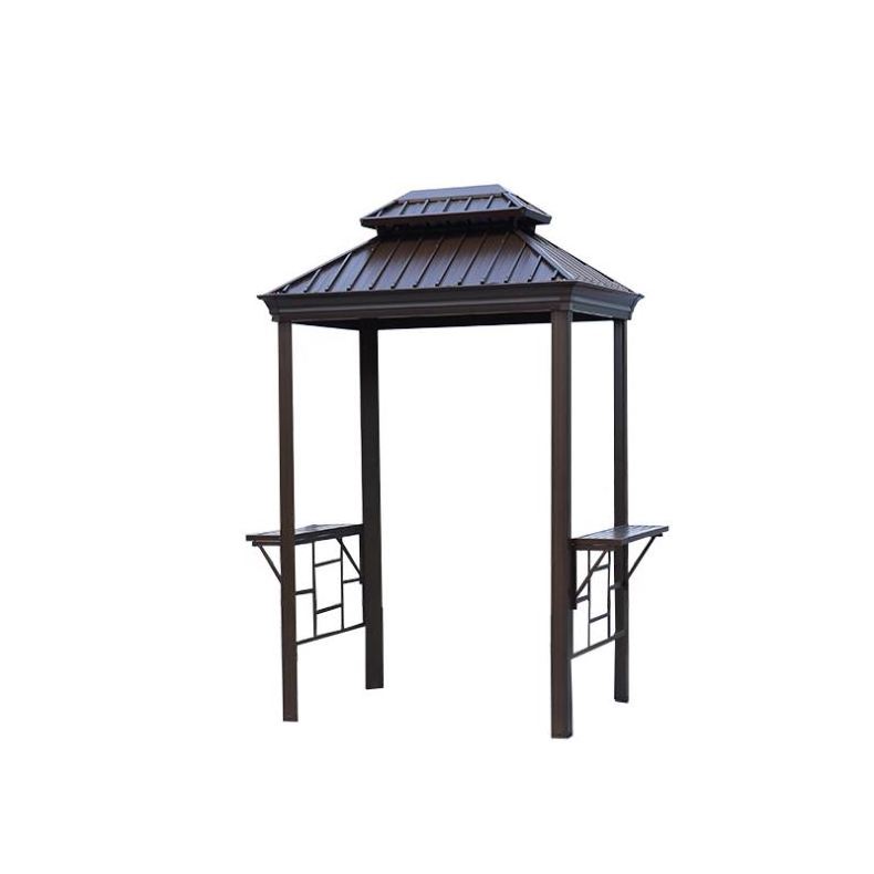 CoastShade 8 x 5 Grill BBQ Gazebo Double Tiered Replacement Canopy Roof Outdoor Barbecue Gazebo Tent Roof Top