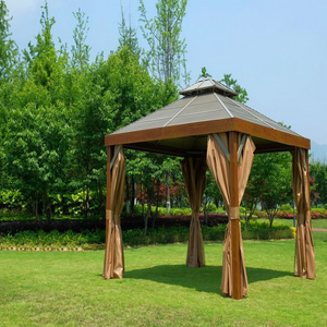 USA market outdoor hardtop waterproof metal gazebo 6M