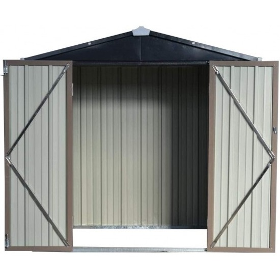 Low cost 6*6ft fence storage shed combination storage shed for motorcycle for garden