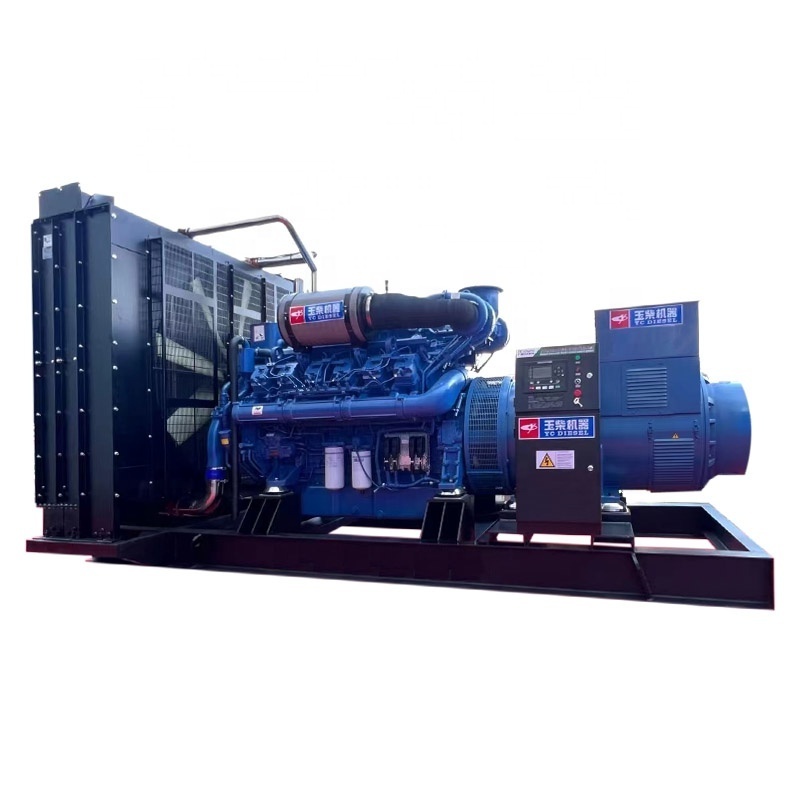 1520kw 1900Kva Yuchai diesel electric  power big electric brushless alternator industrial electric power genset diesel generator