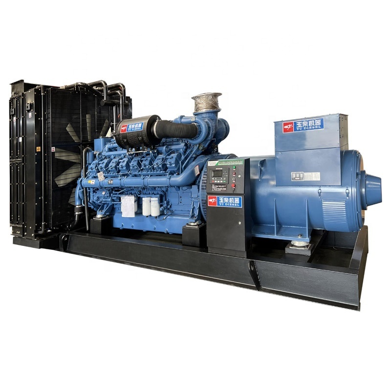 1520kw 1900Kva Yuchai diesel electric  power big electric brushless alternator industrial electric power genset diesel generator