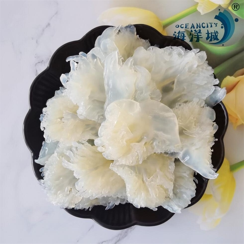 Supply Seafood Cheap Price Fresh Dried Jellyfish Frozen Salted Jellyfish Sliced Exporter