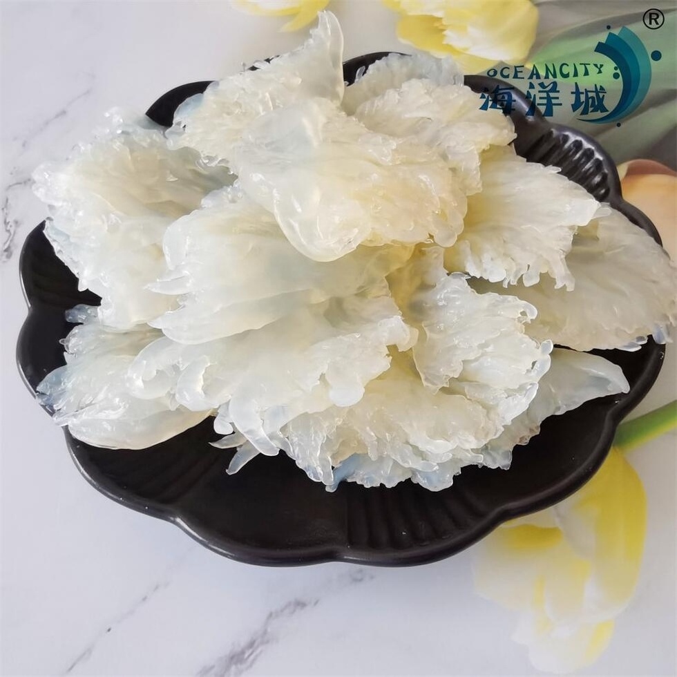 Supply Seafood Cheap Price Fresh Dried Jellyfish Frozen Salted Jellyfish Sliced Exporter