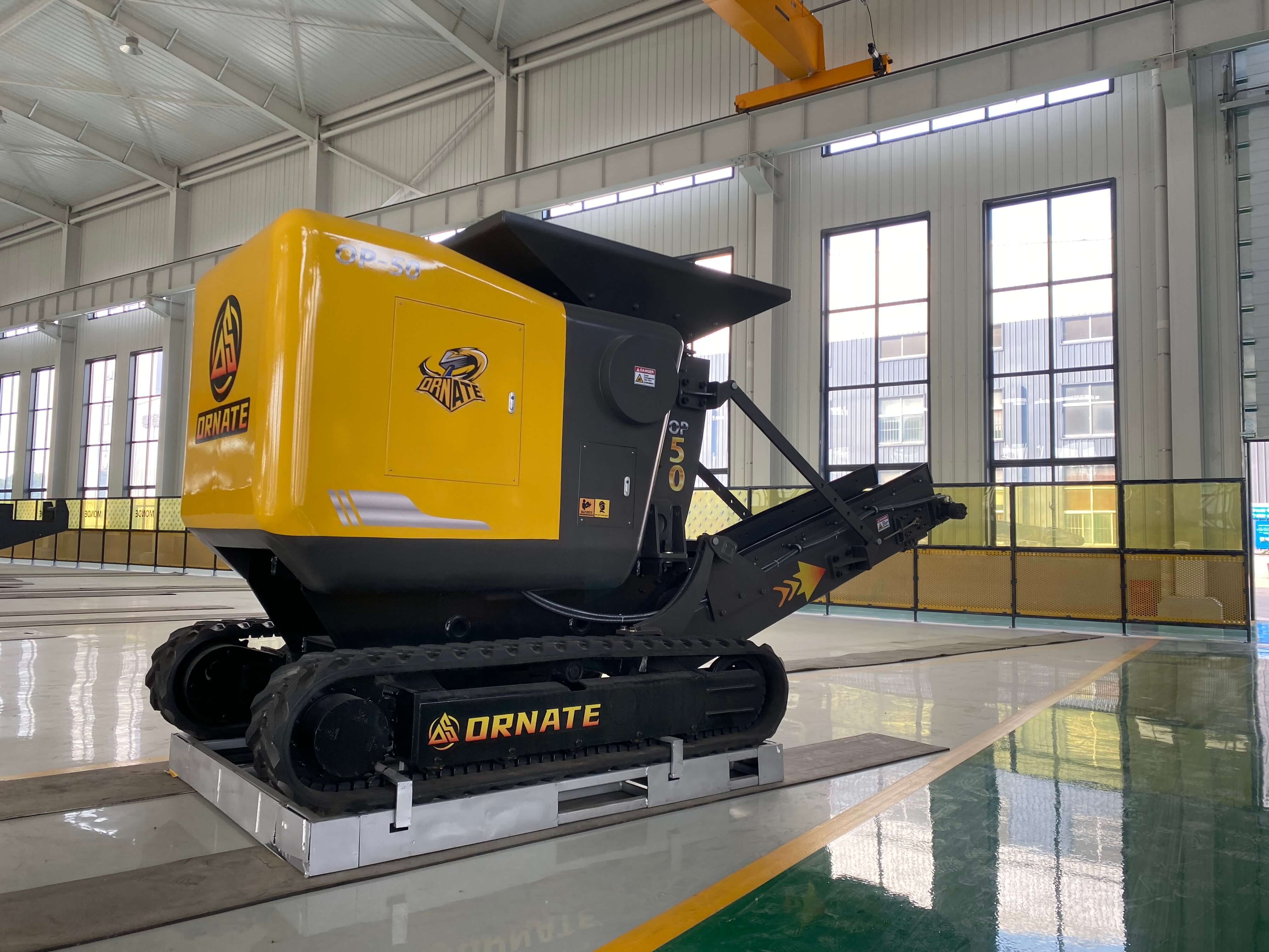 MONDE OP50 Portable Concrete Crusher Mini Mobile Jaw Crusher Small Mobile Stone Crusher