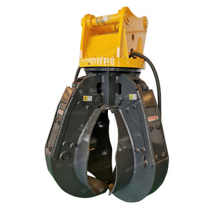 MONDE Multi Peel Clamp Hydraulic Four Petals Grapple Multi Grapple for Excavator