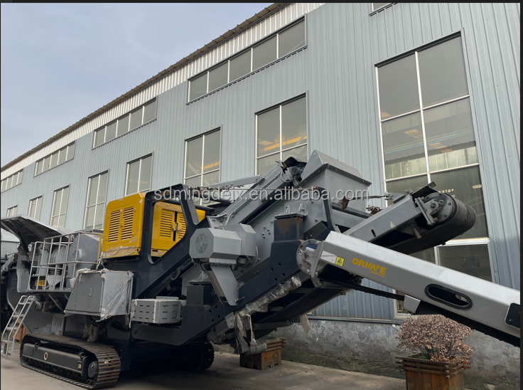 New Tracked Vibrating Screen Customized mobile screener