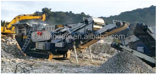 High Quality Moving Iron Ore Hard Stone Jaw Crusher 100 Tph Mobile Concrete Stone Jaw Cone Crusher Crushing Plant Price For Sale