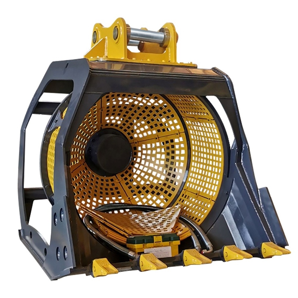 MONDE Factory Supplying mini rotary bucket for sifting sand screening bucket for Caterpillar