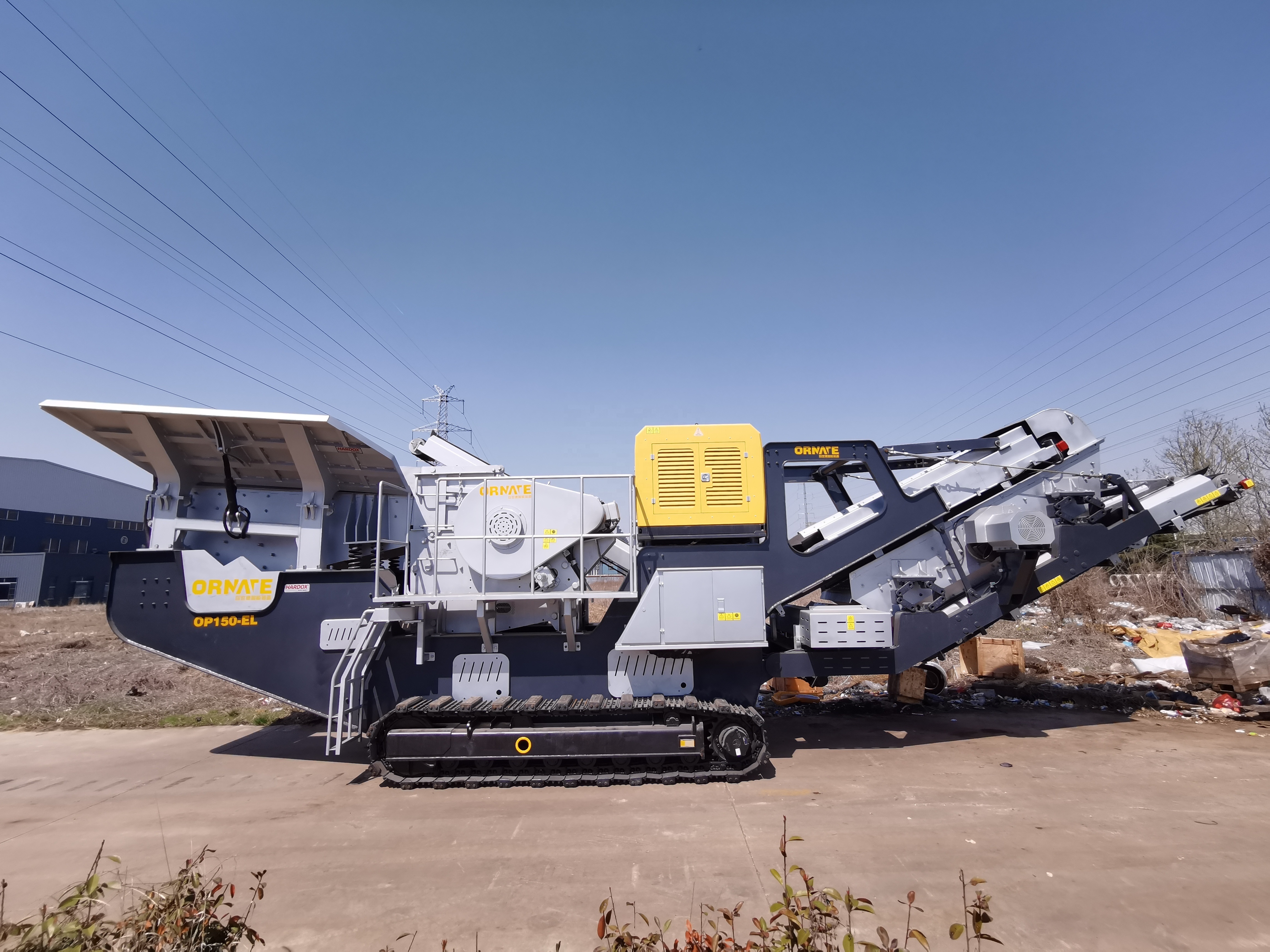 MONDE Stock sales mobile jaw crusher plant for stone crushing