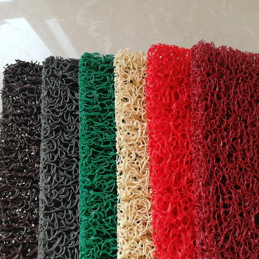 Washable Dust Control PVC Coil Roll Mat/Coilmate/Spaghetti carpet 12mm Durable and Anti Slip PVC