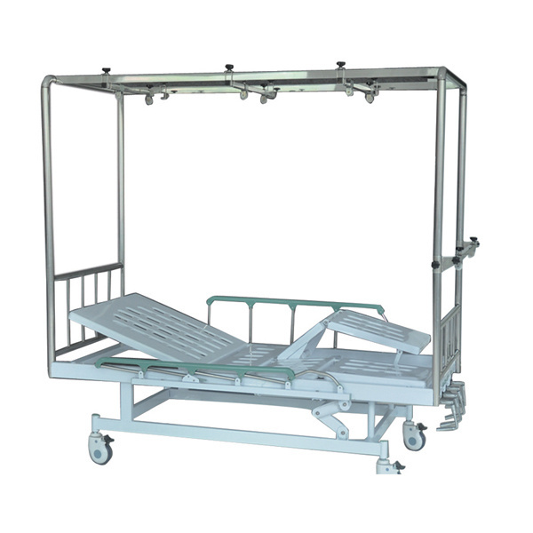 Manual Two Crank Orthopedic Hospital Bed S2 Full Orthopedic Traction Hospital Bed Metal Hospital Furniture Mingtai CN;SHN