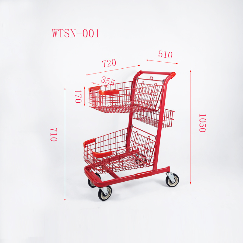 MX17 Manufacturer Supplier Supermarket Trolley Shop Carts Grocery Shopping Cart With Seats