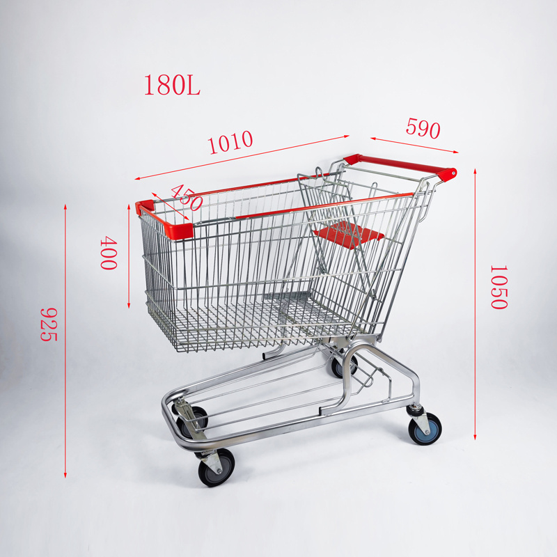 MINGXIN Supermarket Shopping Carts Shop Car Push Cart