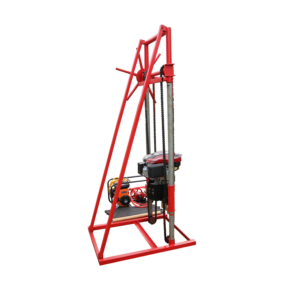 Column Frame Portable Drilling Rig - Soil and Rock Sampling - Engineering Exploration