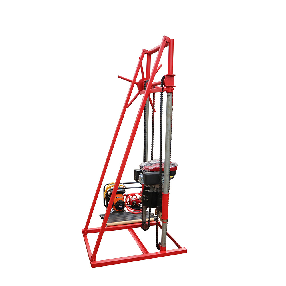 Column Frame Portable Drilling Rig - Soil and Rock Sampling - Engineering Exploration