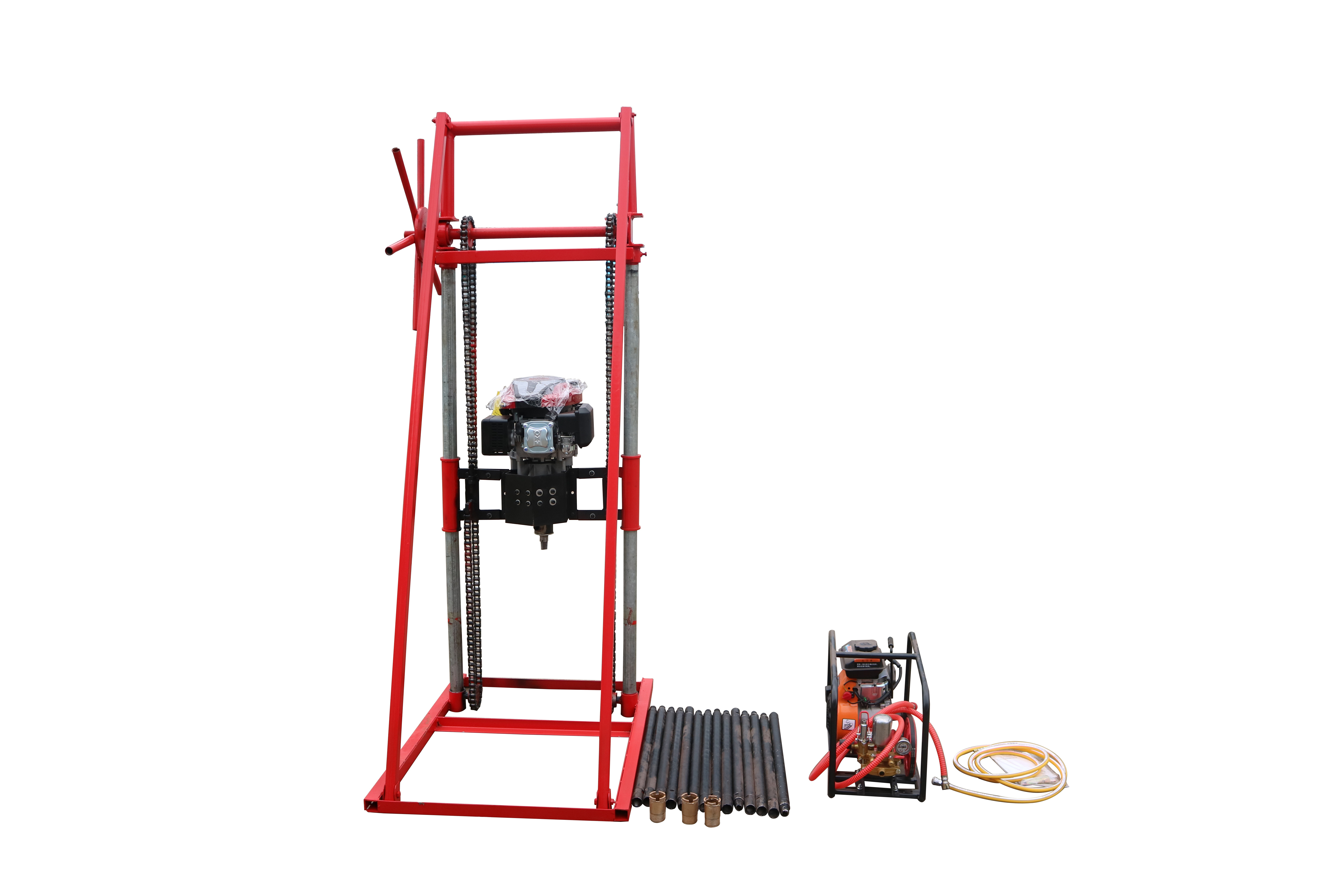 Column Frame Portable Drilling Rig - Soil and Rock Sampling - Engineering Exploration