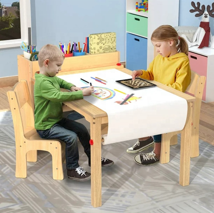 Toffy & Friends children table chairs play table desk and chair set toddler table and chair set kids furniture