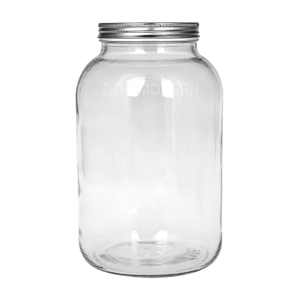 1 Gallon / 4 L Glass Mason Jar Storage Canister Food Storage Container With Metal Lid- Food Storage Container - Glass Jar