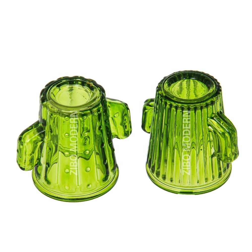 2 oz Cute Cactus Shot Glasses for Cinco de Mayo - Party Supplies - Drinkware - Shot Glasses