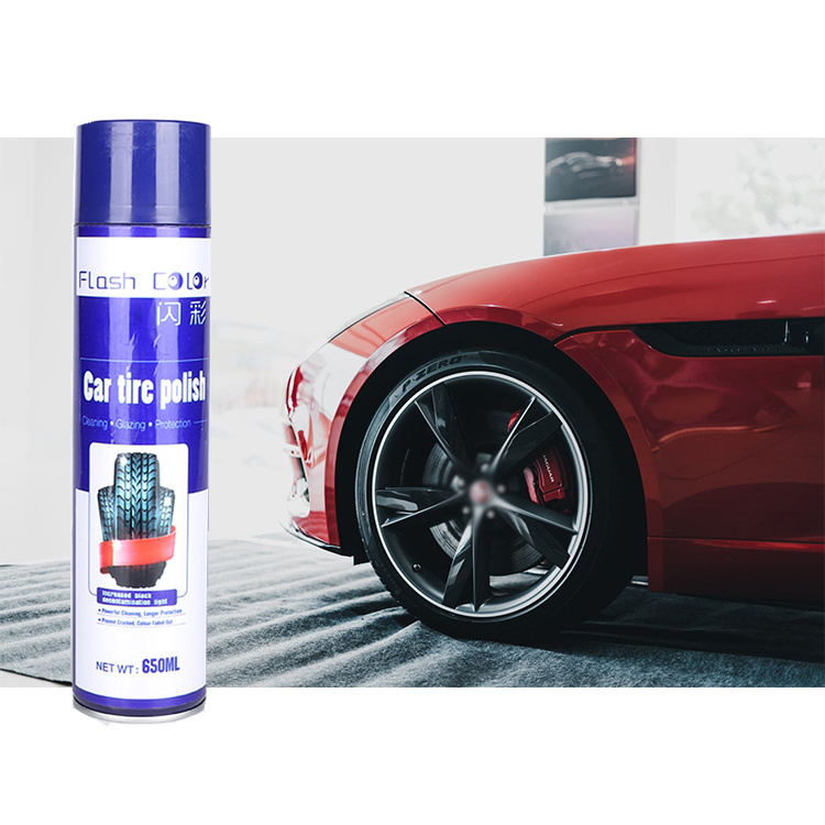 Automobile Tire Polish Spray Factory Wholesale Car Care Tire Clean Spray For Polishing