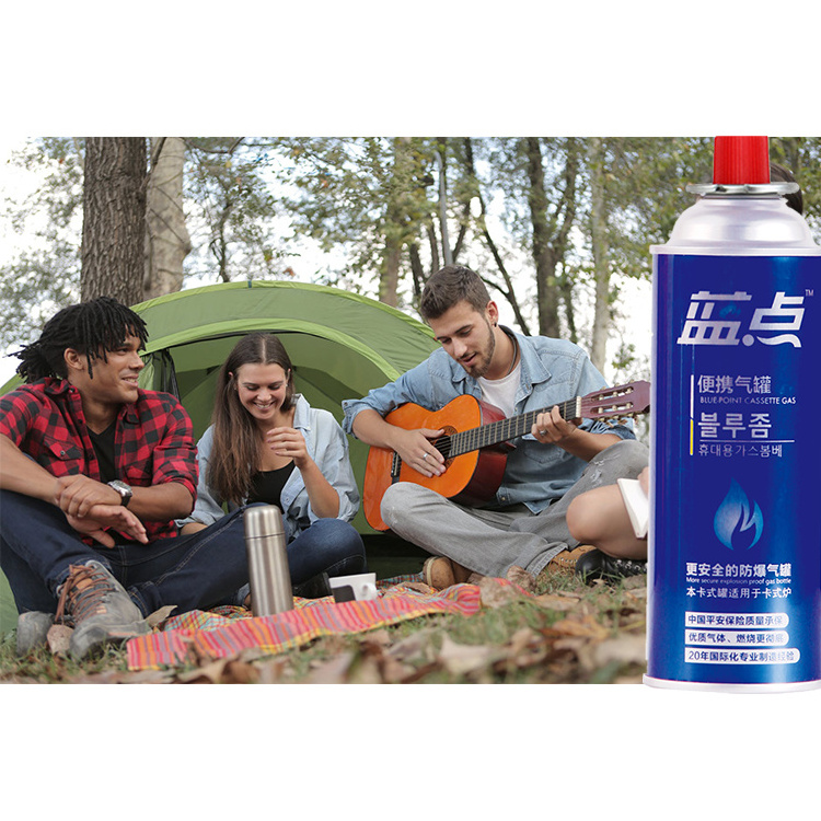 The European Union certification EN 417 Camping For Portable Stove 220g 227g 250g Butane Gas Cartridge