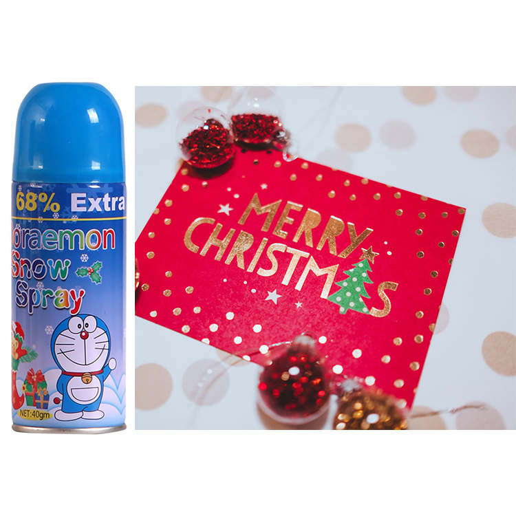 Christmas snow spray for party celebration foam spray snow for new year