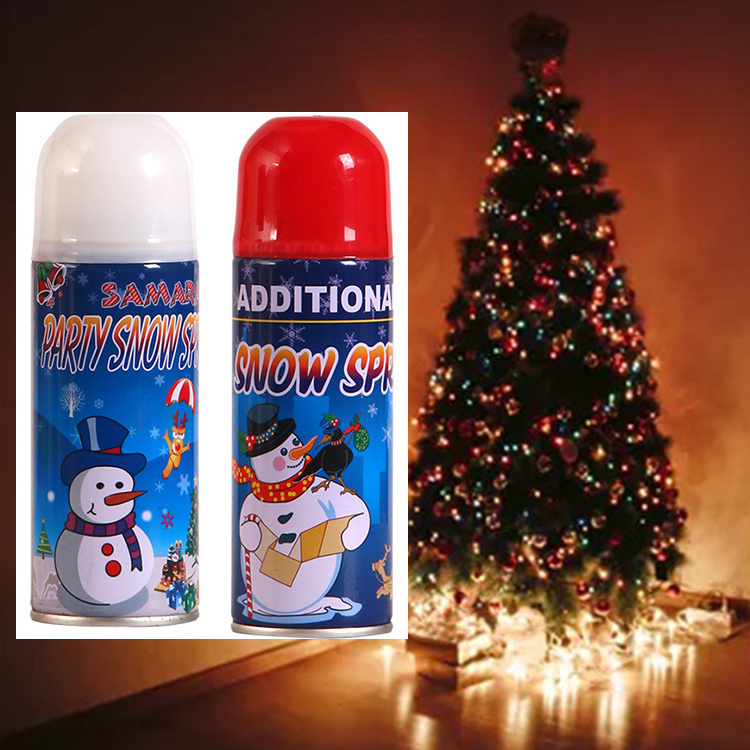 Christmas snow spray for party celebration foam spray snow for new year