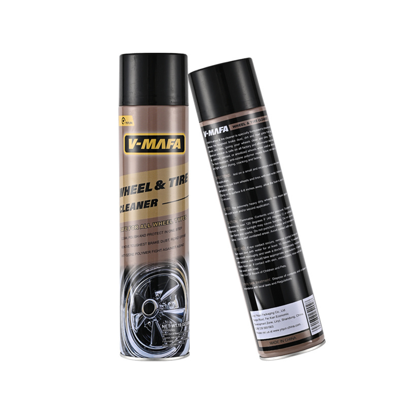 Manufacturer Customized Polishing Car Tire Cleaner Foam Spray Wipe-Free Anti-Aging Durable Waterproof Maintenance