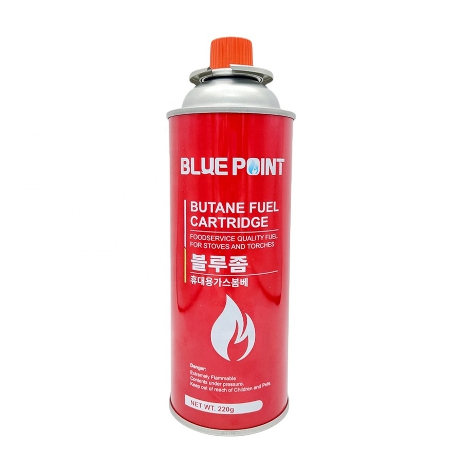 220g Butane Gas Cartridge in BBQ Accessories Factory Direct Butane Gas Canister Portable Camping Stoves