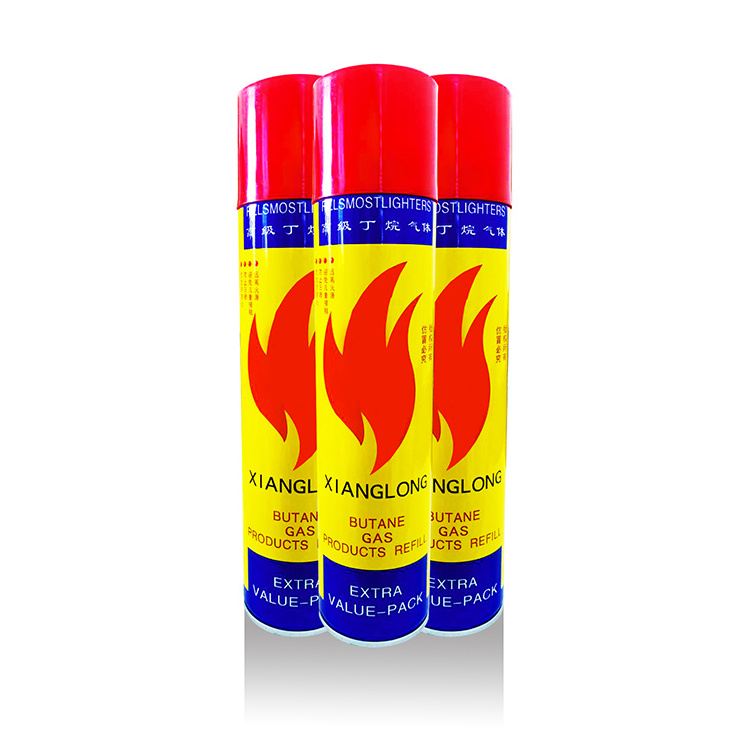 universal factory high quality good use aerosol spray butane fuel refill and butane lighter gas refill