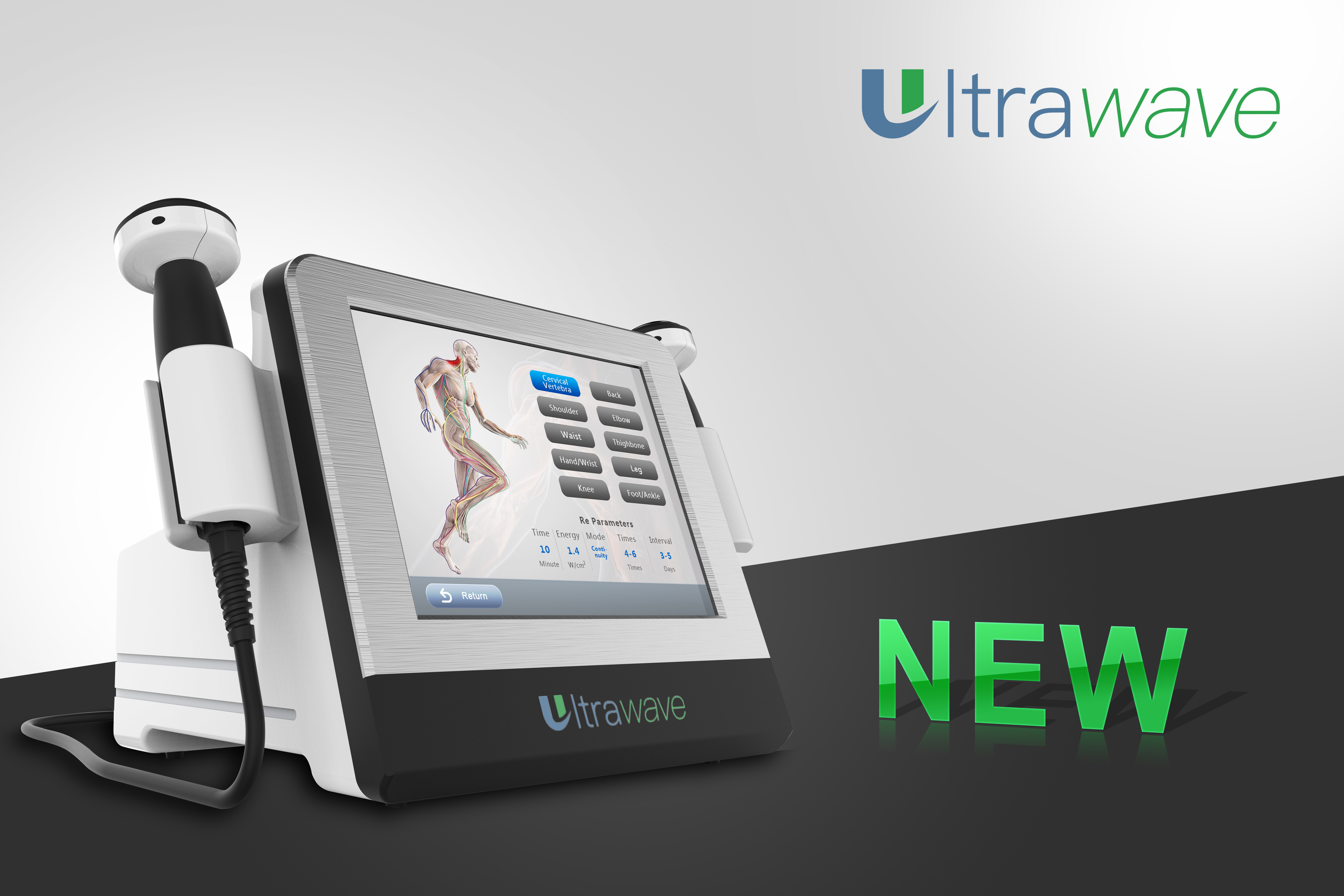 ultrasonic therapy machine physiotherapy instrument 1 mhz physical therapy for pain relief  and chronic inflammation