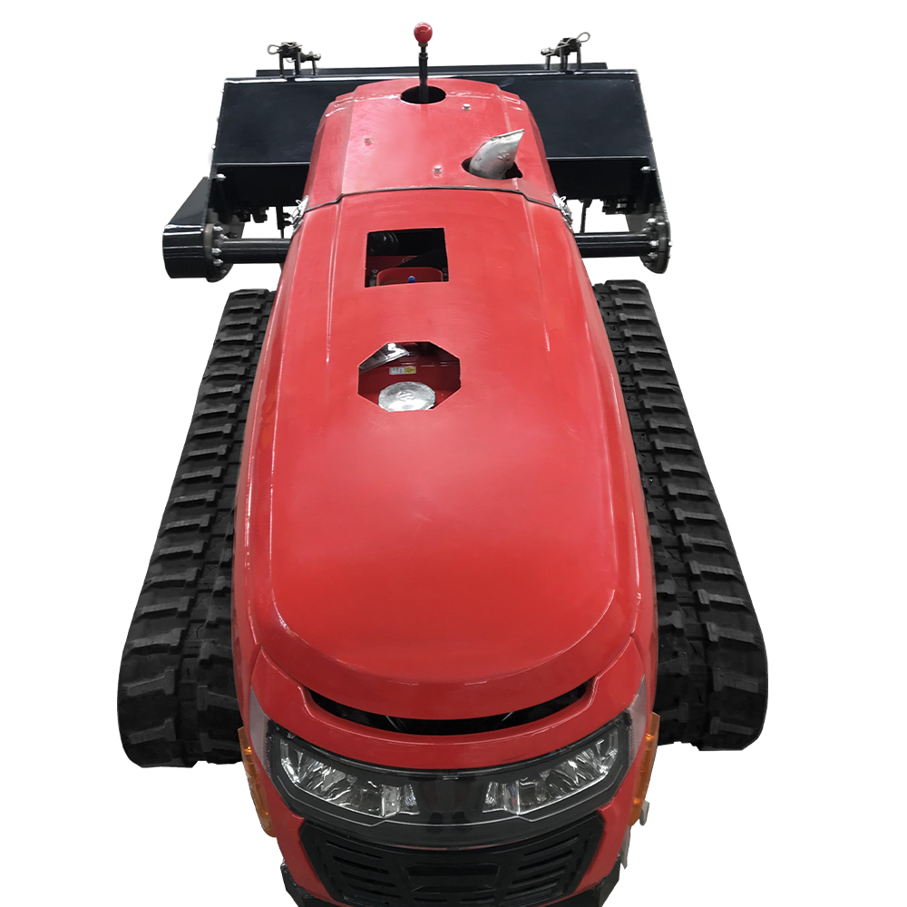 CE EPA certification Ride-on rotary tiller for sale with five functions and electric start  agricultural crawler tractor rotary