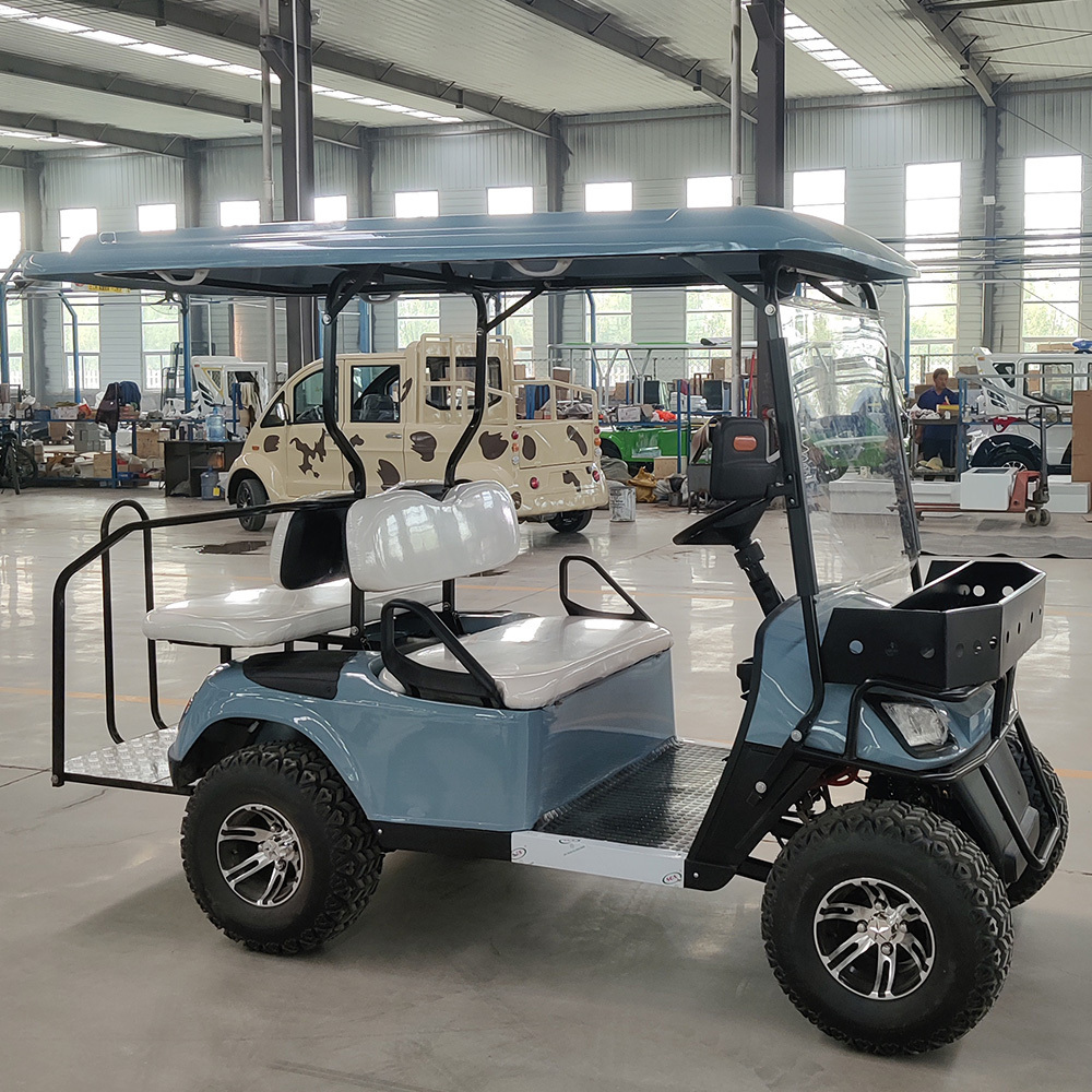 Wheel Drive Electric Lift Golf Cart with Powerful AC Motor Controller Electric Golf Car